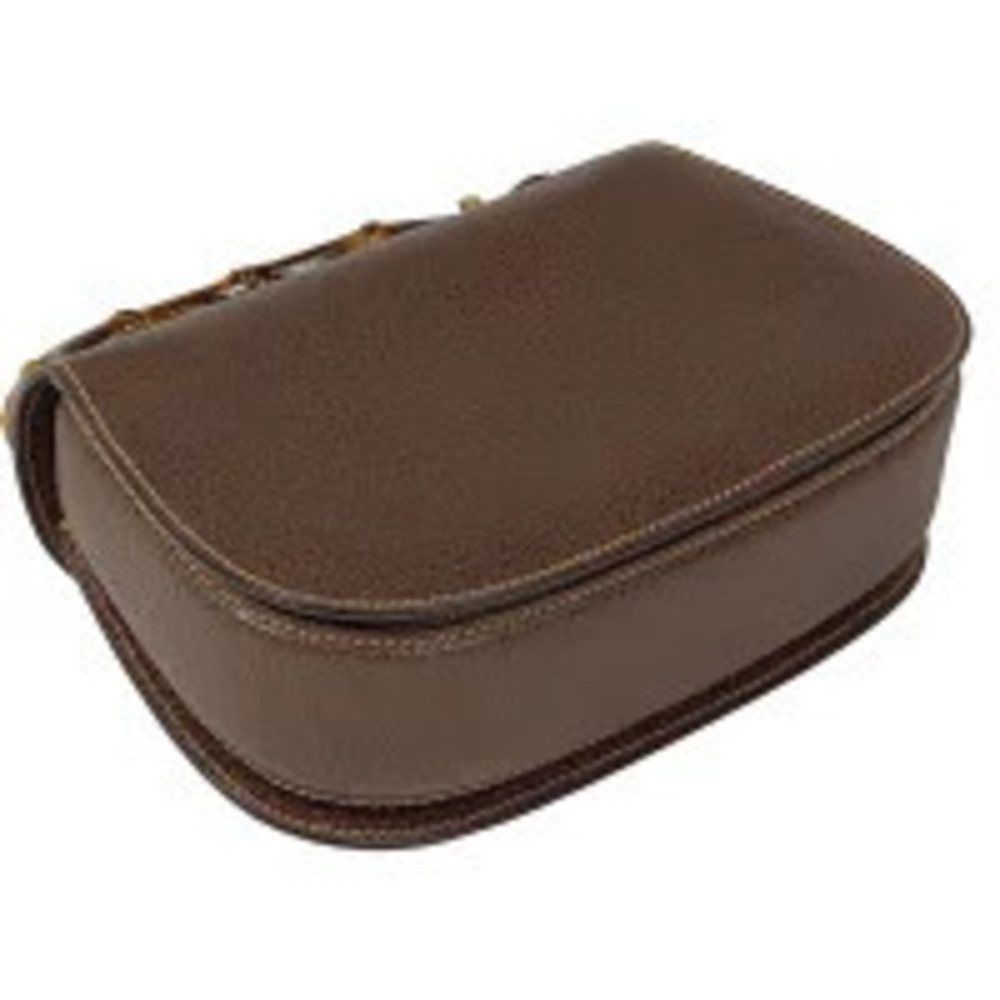 Gucci Leather Bamboo Bag Brown Shoulder 2way Brown